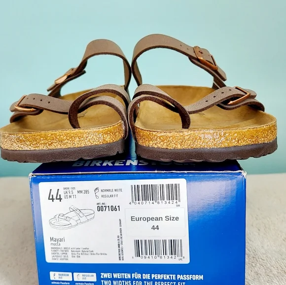 Birkenstock Mayari Mocca Men's Sandals Size 11 Regular Fit EU 44 NWT - Picture 13 of 16
